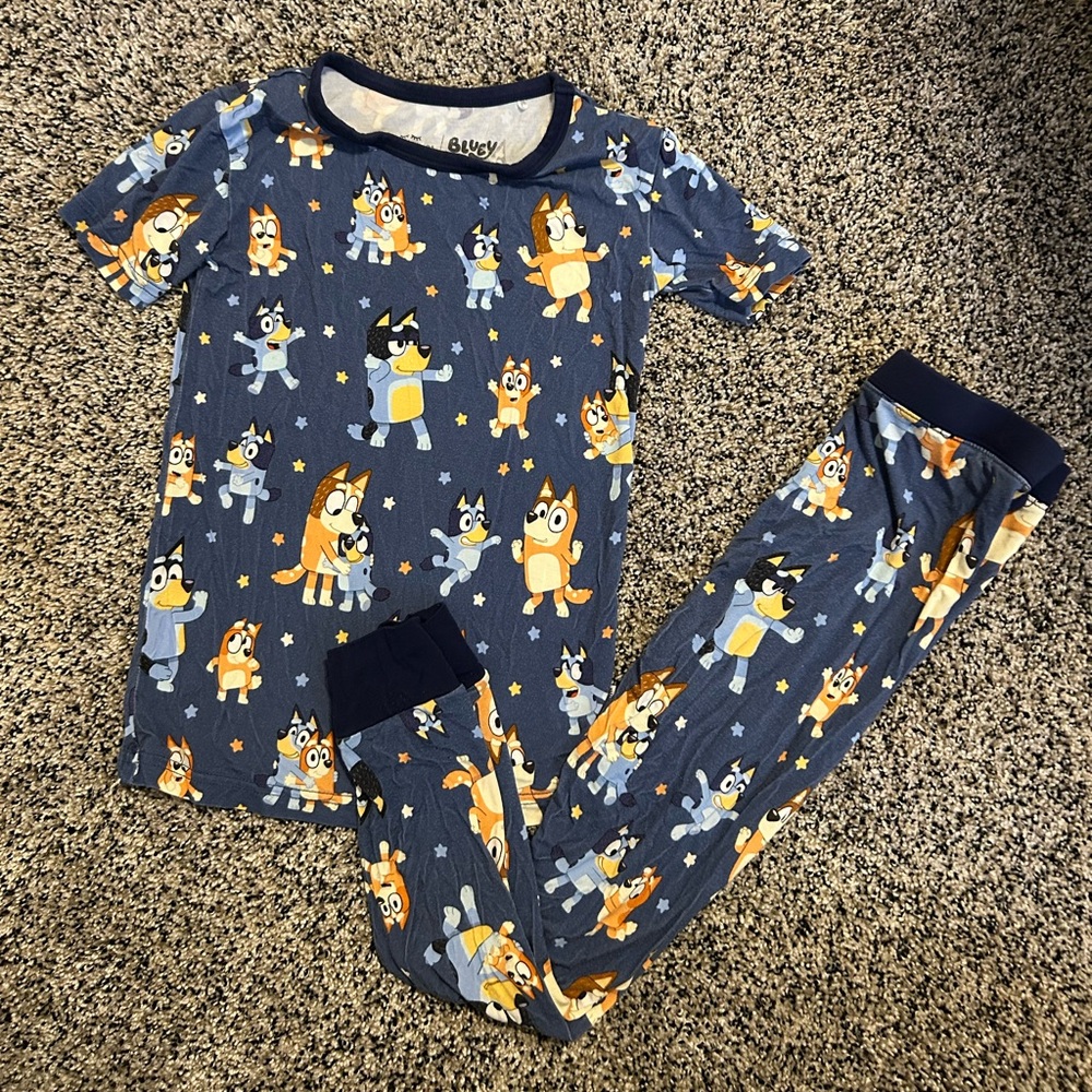 Little Sleepies Bluey Bamboo Viscose Pajama set — 4T